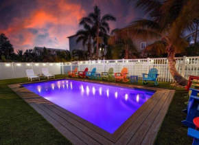 Entire Duplex Golf Carts Heated Pool! Walk 2 beach